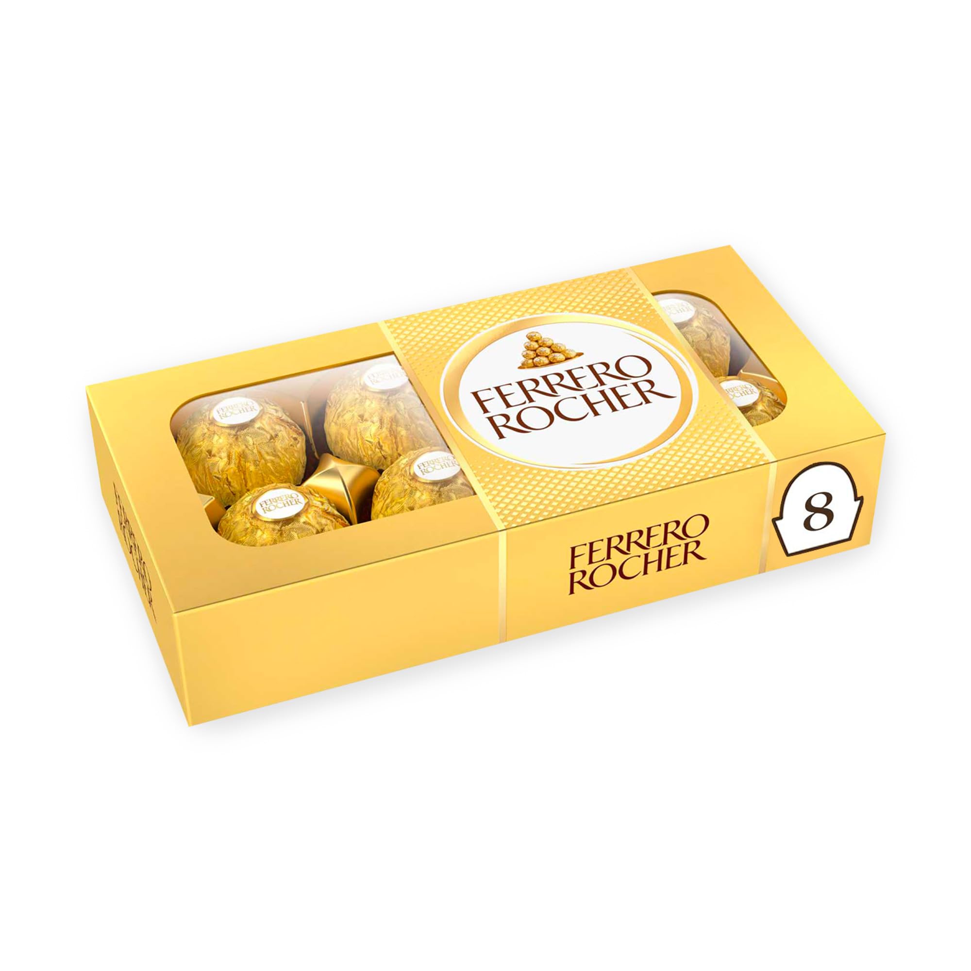 Ferrero Rocher Çikolata 100 Gr 8'li, Hediyelik Çikolata : Amazon